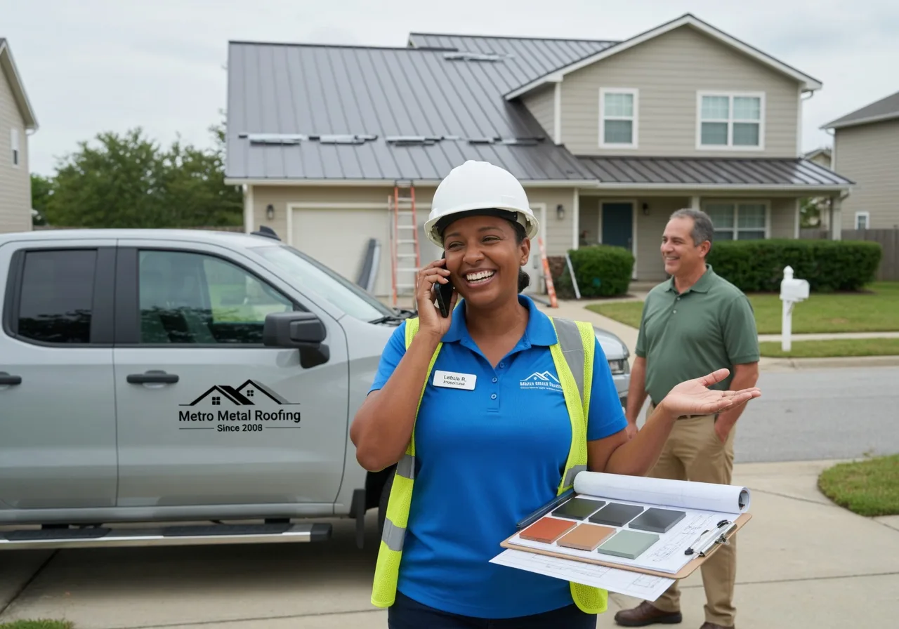 Storm Damage Metal Roof Repair in Minden City, MI
